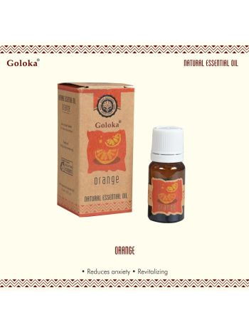 Goloka Orange Essential Oil (10 ML) Pack